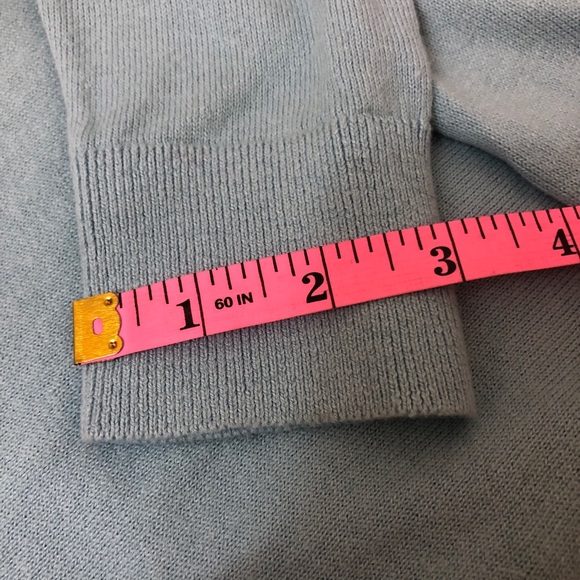 NWT LOFT Floral V-neck Mixed Media Sweater floral touch long sleeve office work - Picture 15 of 15